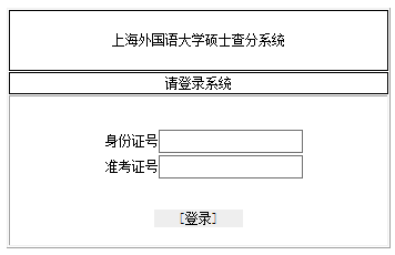上海外国语大学2014年mba成绩查询入口开通