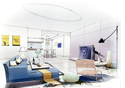 室内手绘效果图设计需要具备哪些能力-杭州室