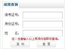 重庆2013年11月人力资源管理师成绩查询入口