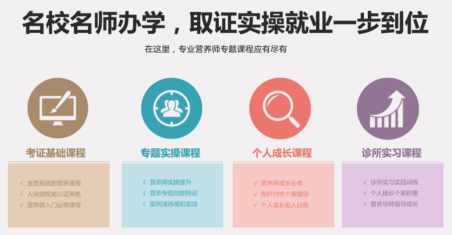 南京公共营养师培训机构